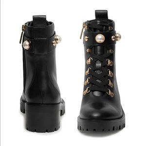 PERRY LACE UP BOOT karl lagerfeld paris boots